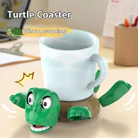 Turtle Shock Cup Holder-Perfect for coffee lovers, office desks, or as a quirky gift idea