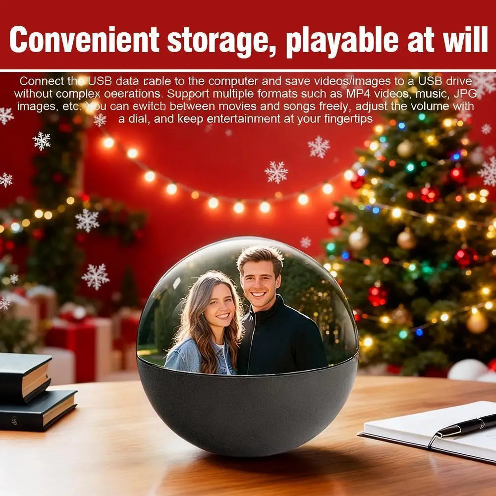 DreamView Crystal Globe-showcases your favorite videos in glowing detail
