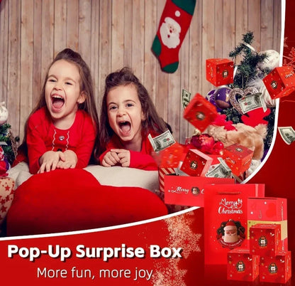 MerryPop Box- A magical pop-up gift box for the holidays! Fill it with money, gift cards or notes and bring a little Christmas magic to your loved ones. ✨