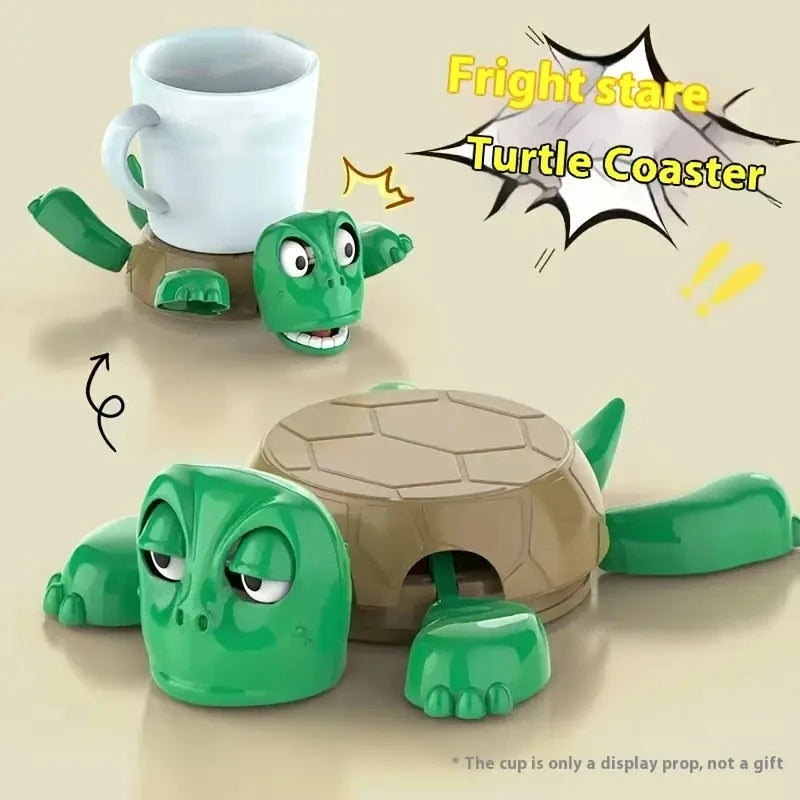 Turtle Shock Cup Holder-Perfect for coffee lovers, office desks, or as a quirky gift idea