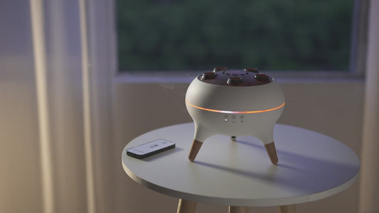 dynamic jellyfish air humidifier-Diffuser Follow Sounds Spray Mist Maker Fogger Aroma Essential Oil Diffuser